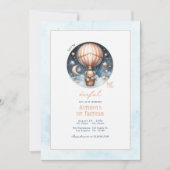 熱気球「Is His OneDerful」 1st Birthday 招待状 (正面)