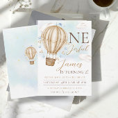 熱気茶色の風船の青いフラグが雲感謝していする ラウンドシール