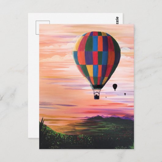 熱気道旅行 ポストカード (正面/裏面)