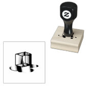 熱波のアイスキューブ ラバースタンプ (押印)