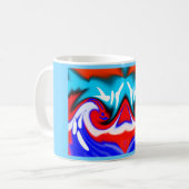 熱波アート コーヒーマグカップ (正面左)