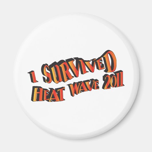 熱波サバイバー2011バッグ マグネット (正面)