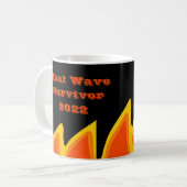 熱波サバイバー2022コーヒーマグ コーヒーマグカップ (正面左)