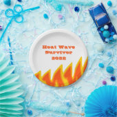 熱波サバイバー2022紙プレート ペーパープレート (パーティー)