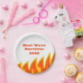 熱波サバイバー2022紙プレート ペーパープレート (パーティー)