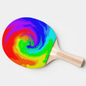 熱波鮮やか旋回抽象芸術 卓球ラケット (横)