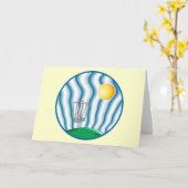 熱波 カード (黄色い花)