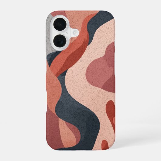 熱波 iPhone 16ケース (裏面)