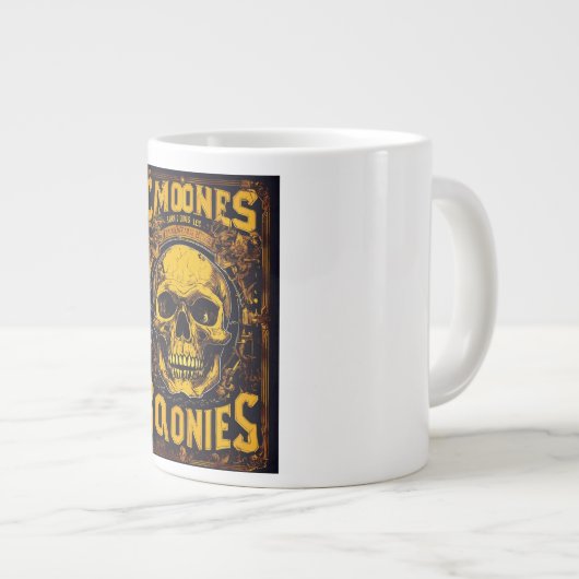 熱活性色変化コーヒーカップ ジャンボコーヒーマグカップ (正面右)