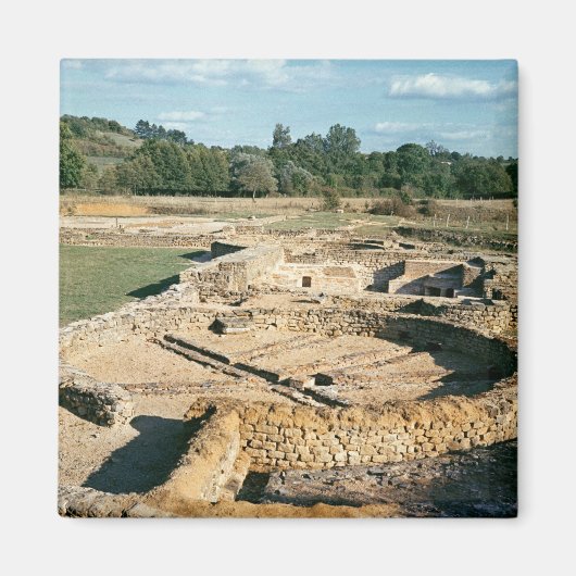 熱浴場のビュー マグネット (正面)