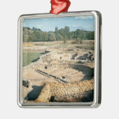 熱浴室の眺め メタルオーナメント (左)