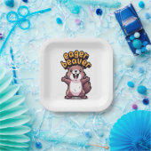 熱烈なビーバー ペーパープレート (パーティー)