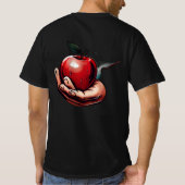 熱烈なプレス:愛を込めたApple Squeeze T-Sh Tシャツ (裏面)