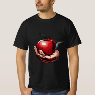 熱烈なプレス：愛を込めたApple Squeeze T-Sh Tシャツ