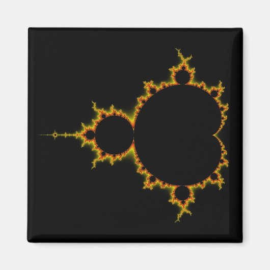 熱烈なマンデルブロットセット磁石 マグネット (正面)