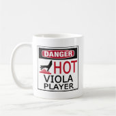 熱烈なヴィオラ奏者 コーヒーマグカップ (左)