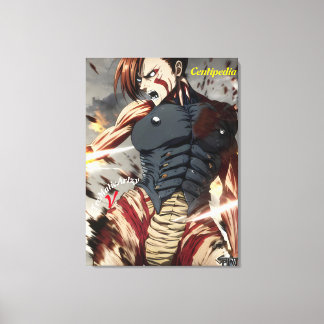 熱烈な不気味な、這うように壁のキャンバス キャンバスプリント