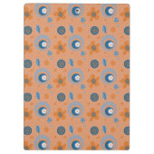 熱烈な夏の花柄 クリップボード (裏面)