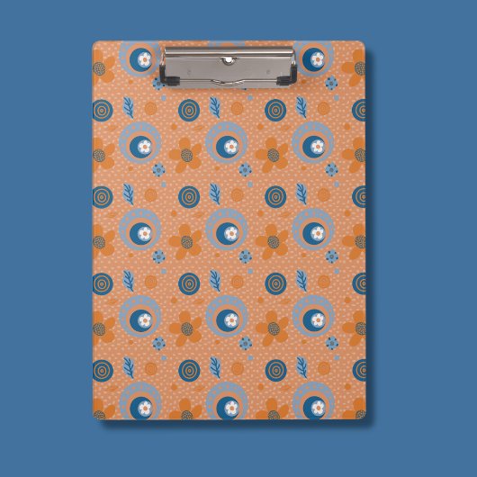 熱烈な夏の花柄 クリップボード