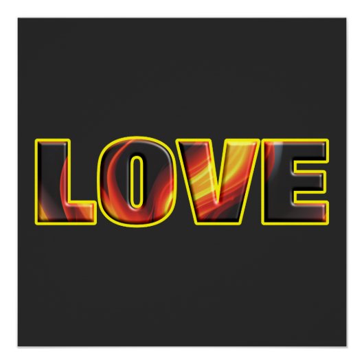 熱烈な愛 ポスター (正面)