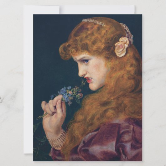 熱烈な赤毛女性（愛の影） （離婚） カード (正面)