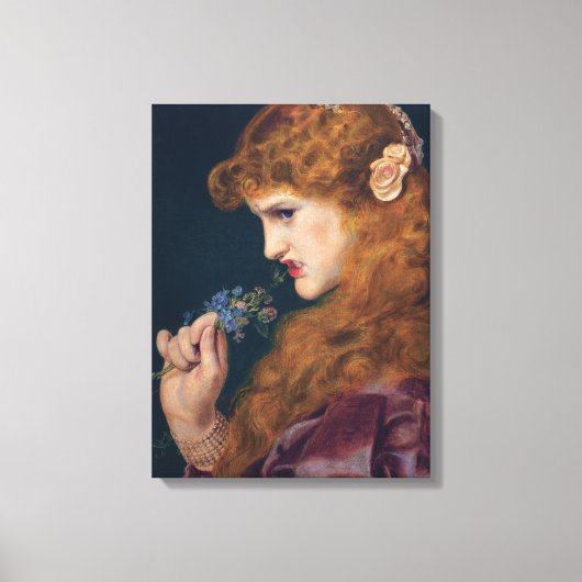 熱烈な赤毛女性（愛の影） （離婚） キャンバスプリント (正面)