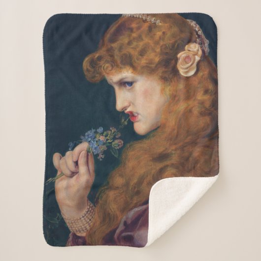 熱烈な赤毛女性（愛の影） （離婚） シェルパブランケット (正面)