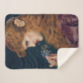 熱烈な赤毛女性（愛の影） （離婚） シェルパブランケット (正面(横))