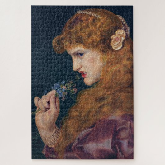 熱烈な赤毛女性（愛の影） （離婚） ジグソーパズル (縦)