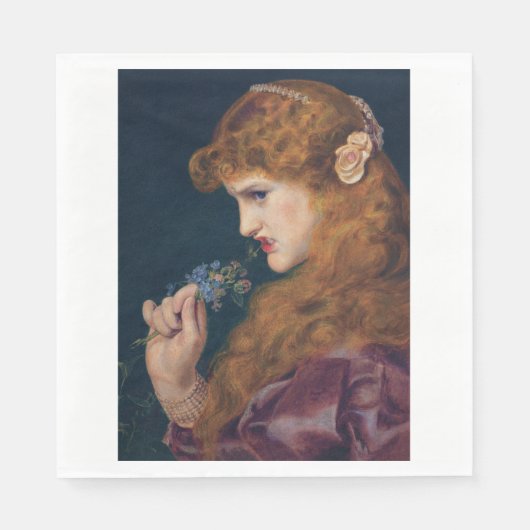 熱烈な赤毛女性（愛の影） （離婚） スタンダードランチョンナプキン (正面)