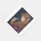 熱烈な赤毛女性（愛の影） （離婚） スタンダードランチョンナプキン (角)