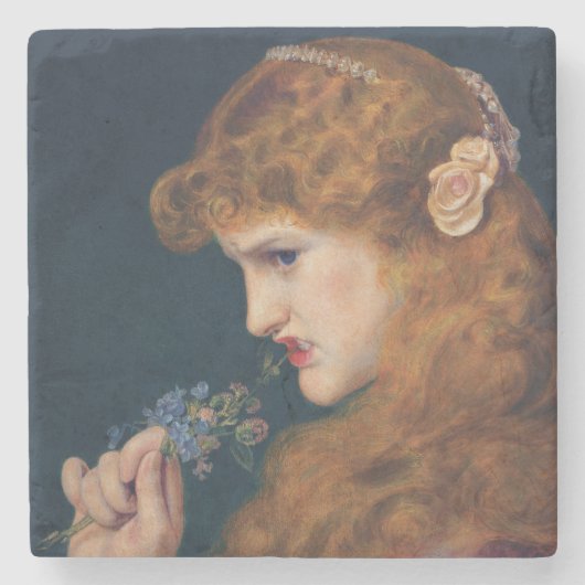 熱烈な赤毛女性（愛の影） （離婚） ストーンコースター (正面)