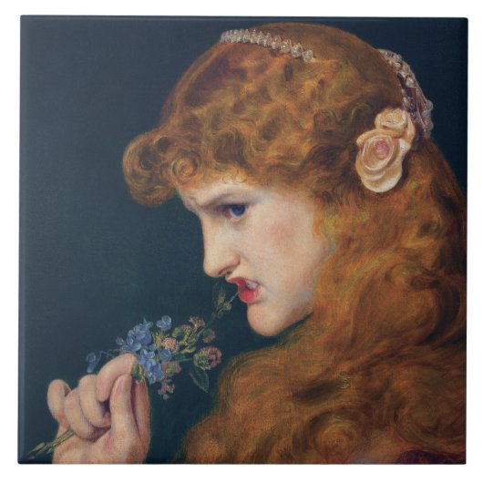 熱烈な赤毛女性(愛の影) (離婚) タイル (正面)