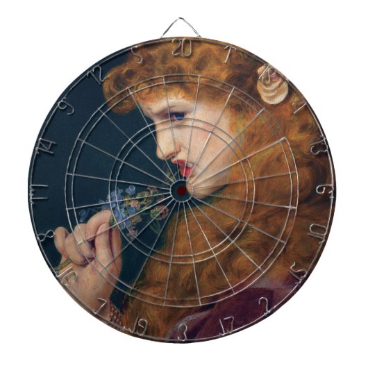 熱烈な赤毛女性（愛の影） （離婚） ダーツボード (正面)