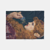 熱烈な赤毛女性（愛の影） （離婚） フリースブランケット (正面(横))