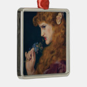 熱烈な赤毛女性（愛の影） （離婚） メタルオーナメント (右)