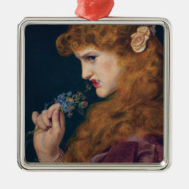 熱烈な赤毛女性（愛の影） （離婚） メタルオーナメント