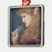 熱烈な赤毛女性（愛の影） （離婚） メタルオーナメント (左)