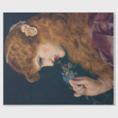 熱烈な赤毛女性（愛の影） （離婚） ラッピングペーパー (フラット)