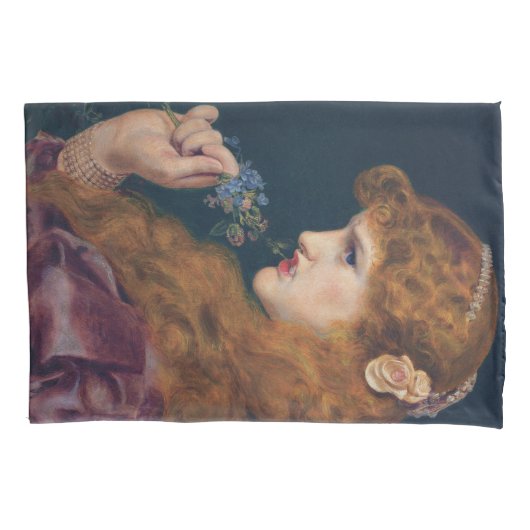 熱烈な赤毛女性（愛の影） （離婚） 枕カバー (正面左)