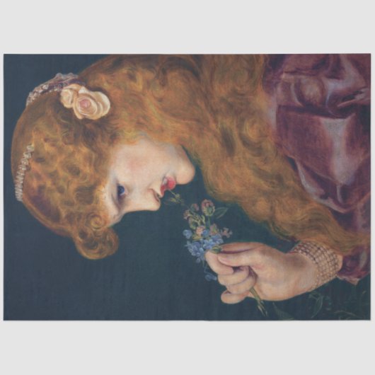 熱烈な赤毛女性(愛の影) (離婚) 薄葉紙 (正面)