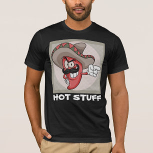 熱物おもしろいメキシカンペッパーTシャツ Tシャツ