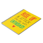 熱狂して一日を爆破する ノートブック (左側)