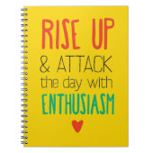 熱狂して一日を爆破する ノートブック (正面)