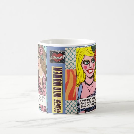 熱狂するいかにあるかマグベストの友人、知っています コーヒーマグカップ (中央)