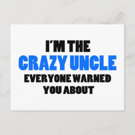 熱狂するおじさ警告ん ポストカード