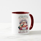 熱狂するおばあちゃん マグカップ (正面右)