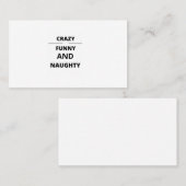 熱狂するおもしろいといけな 名刺 (正面/裏面)