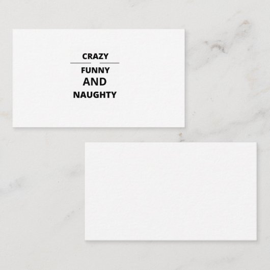 熱狂するおもしろいといけな 名刺 (正面/裏面)