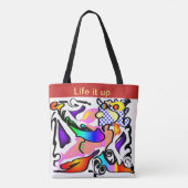 熱狂するでクールなトートバック トートバッグ (裏面)